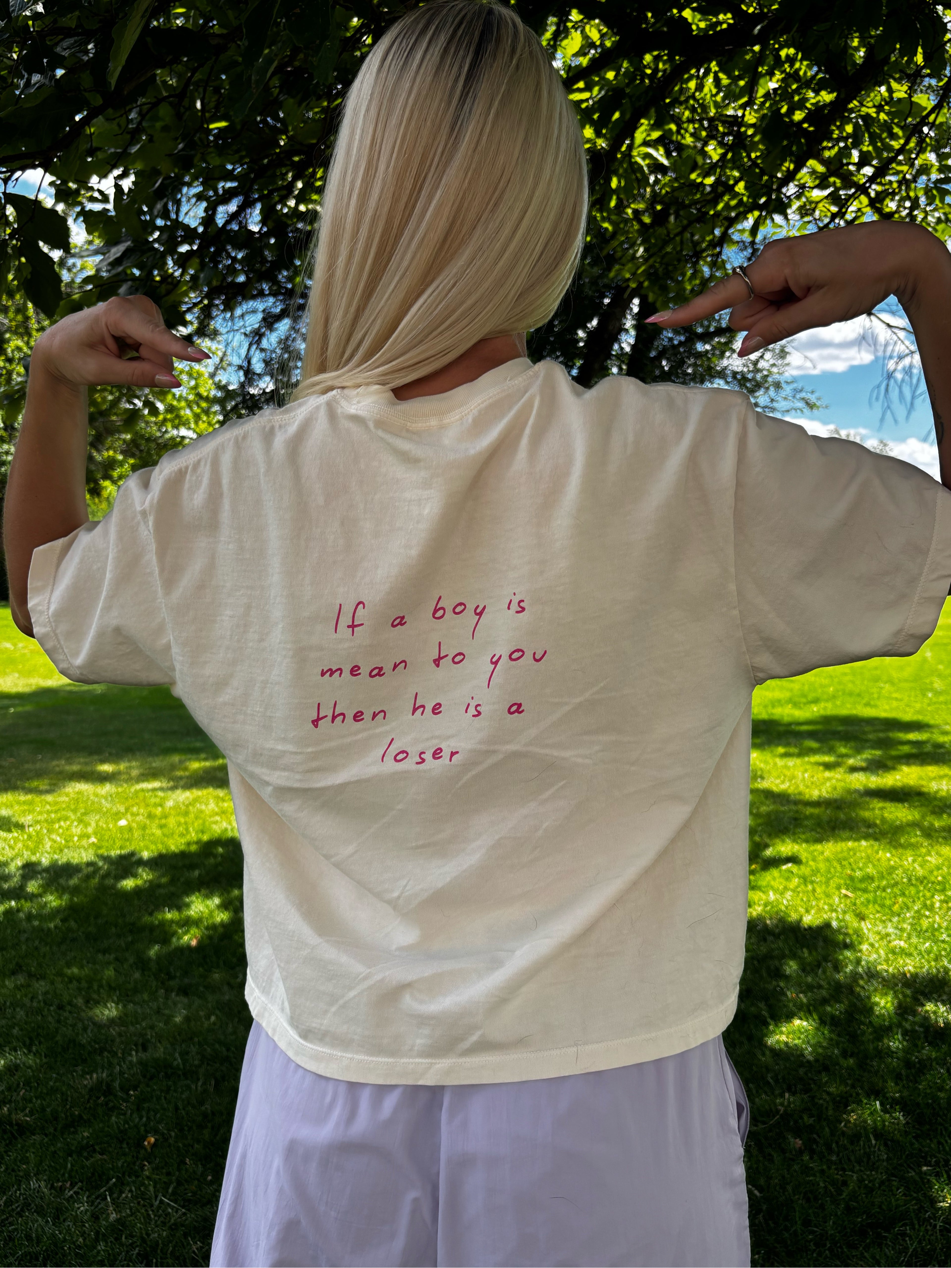 Boys Are Mean Graphic Tee